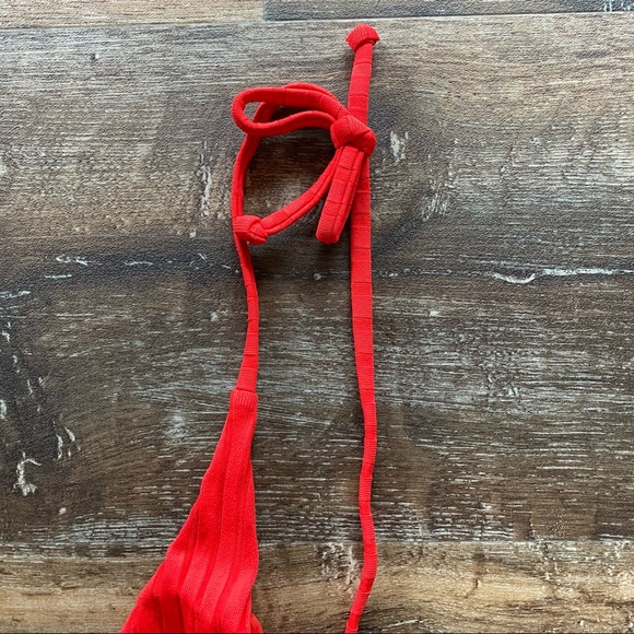 NWT Billabong Sunny Rib Red One Piece Swimsuit - Picture 5 of 14